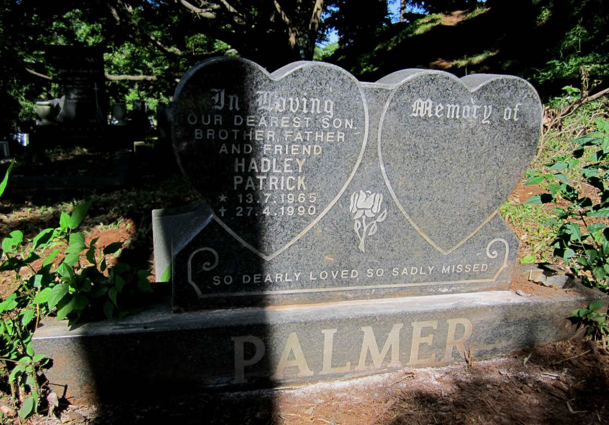 PALMER Hadley Patrick 1965-1990
