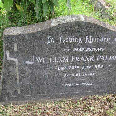 PALMER William Frank -1963