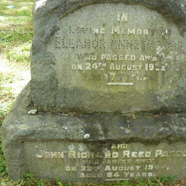 PASCOE John Richard Reed -1944 &amp; Eleanor Anne -1935 