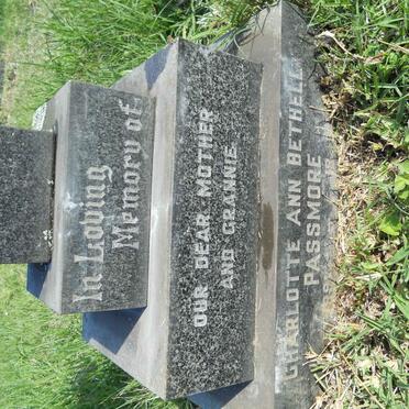 PASSMORE Charlotte Ann Bethell -1968