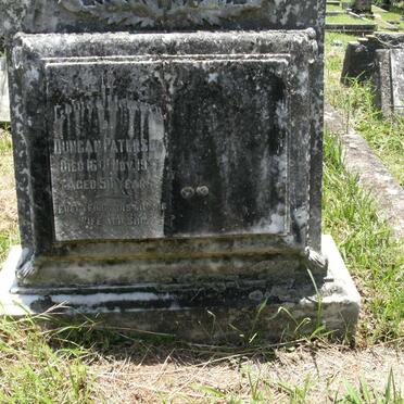 PATERSON Duncan -1935