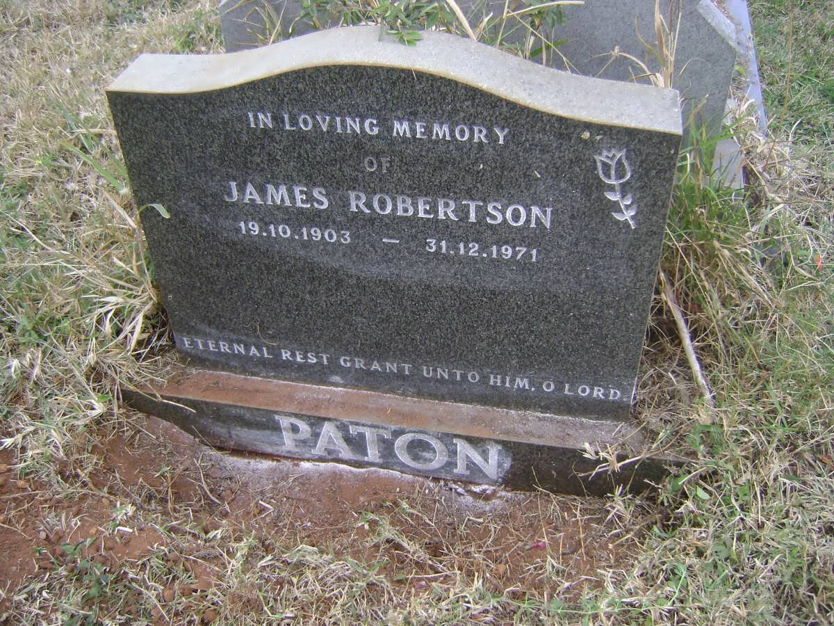 PATON James Robertson 1903-1971
