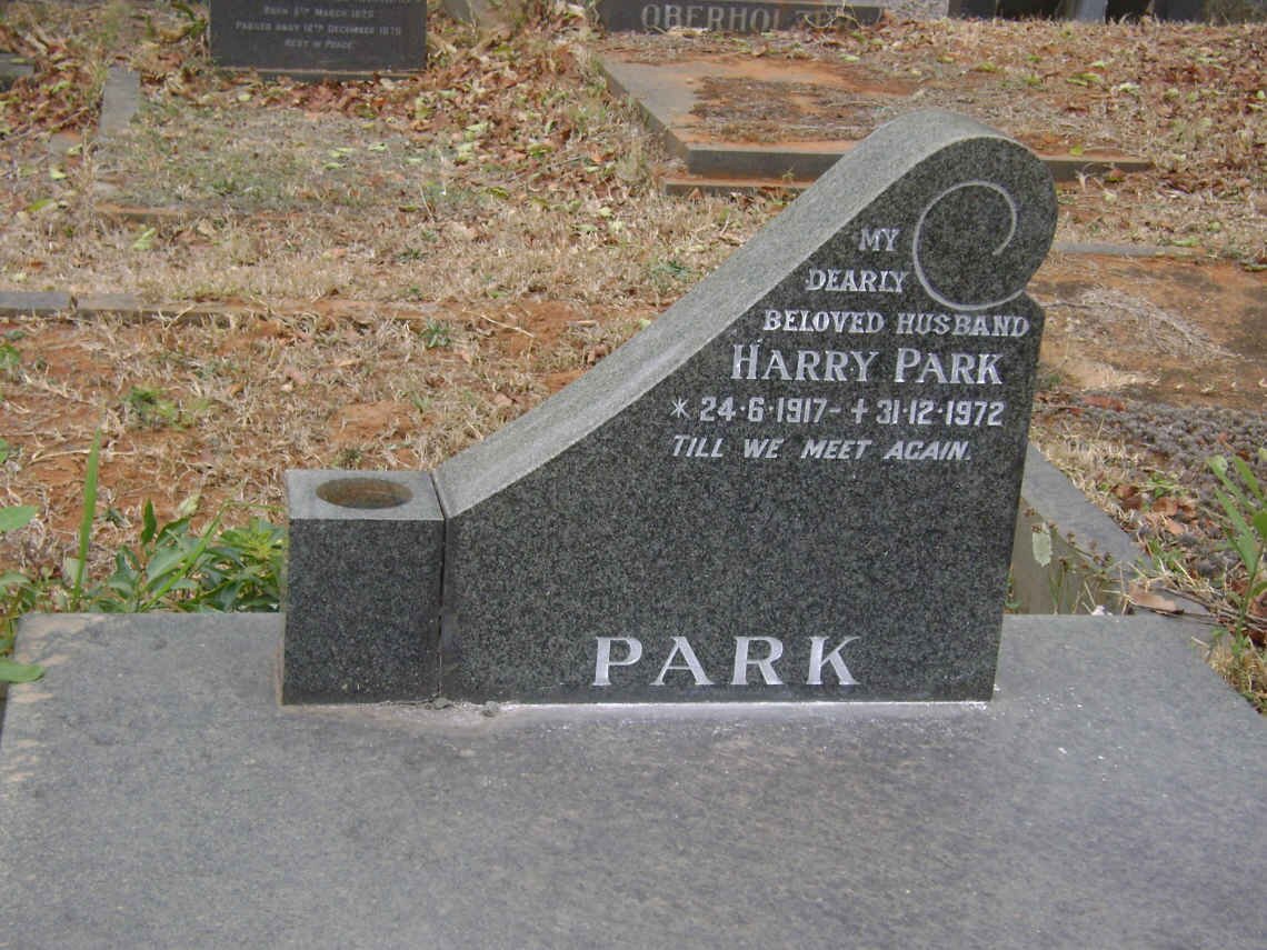 PARK Harry 1917-1972