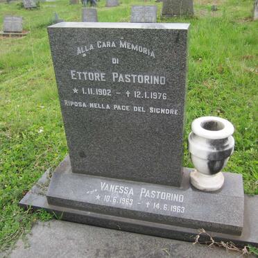 PASTORINO Ettore 1902-1976 :: PASTORINO Vanessa 1963-1963