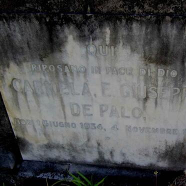 PALO Carmela E. Giuseppe, De -1934-1937 