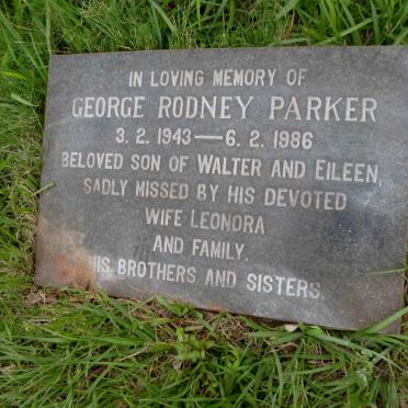 PARKER George Rodney 1943-1986.