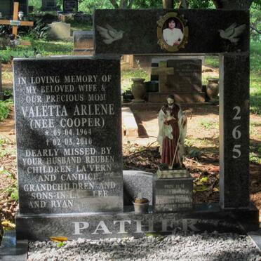 PATHER Valetta Arlene nee COOPER 1964-2010