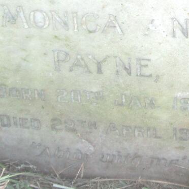 PAYNE Monica Ann 1944-1958