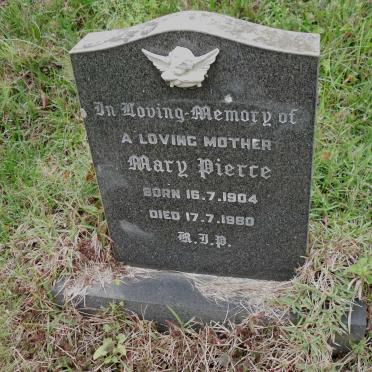 PIERCE Mary 1904-1980