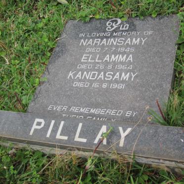 PILLAY Narainsamy -1945 :: PILLAY Ellamma -1964 :: PILLAY Kandasamy -1981