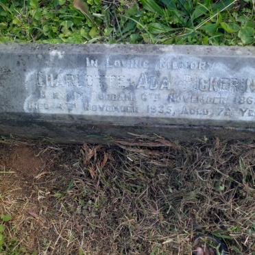 PICKERING Charlotte Ada 1863-1935