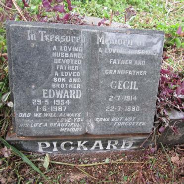 PICKARD Cecil 1914-1980 :: PICKARD Edward 1954-1987