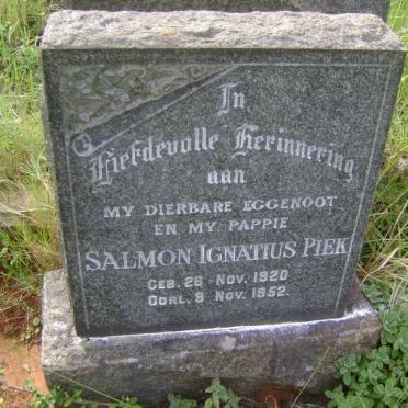 PIEK Salmon Ignatius 1920-1952