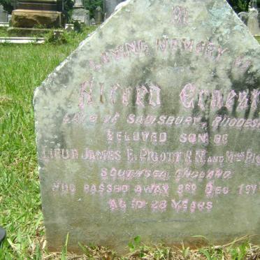 PIGOTT Alfred Ernest  -1910