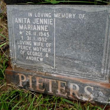 PIETERS Anita Jennie Marianne 1945-1992