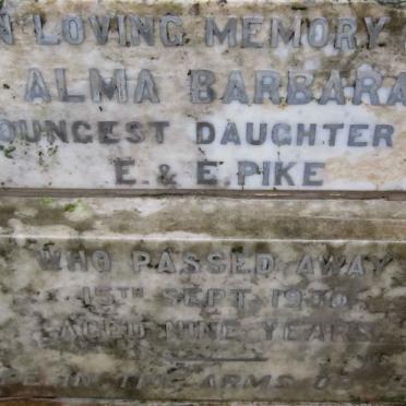 PIKE Alma Barbara -1930