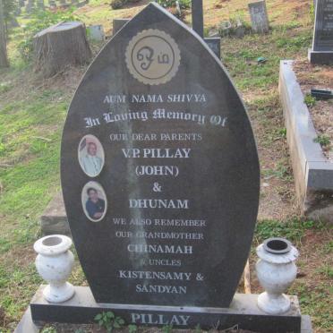 PILLAY V.P. &amp; Dhunam :: PILLAY Chinamah :: PILLAY Kistensamy :: PILLAY Sandyan