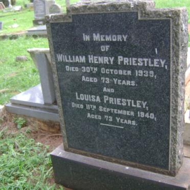 PRIESTLEY William Henry -1939 &amp; Louisa -1940