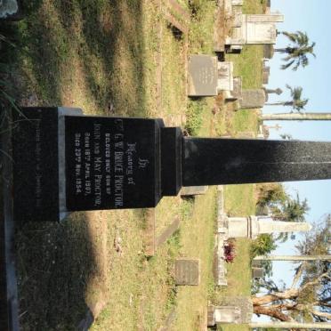 PROCTOR G.W. Bruce 1907-1954