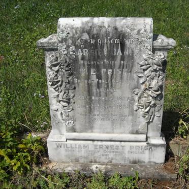 PRISK William Ernest 1878-1958 &amp; Harriet Jane 1877-1934 