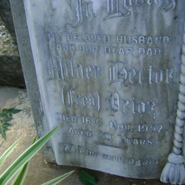 PRIOR Milner Hector -1952 &amp; Mavis Edna DINGLEY -1980