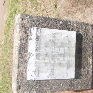 PRESSENTINE Margaret, von -1935 :: THOMAS Daniel Towy -1938