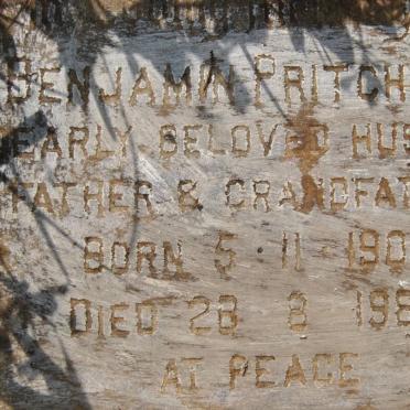 PRITCHARD Benjamin 1907-1980