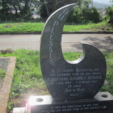 PLESSIS Christiaan Johannes Hendrik, du 1947-1977