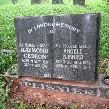 PLISNIER Raymond Gedeon 1924-1999 :: PLISNIER Angele 1924-2001