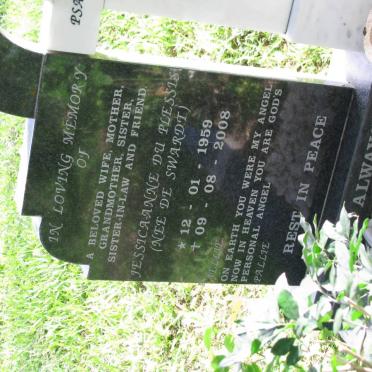PLESSIS Jessica-Anne, du nee DE SWARDT 1959-2008 