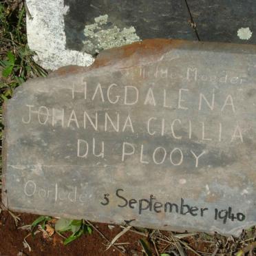 PLOOY Magdalena Johanna Cicilia, du -1940
