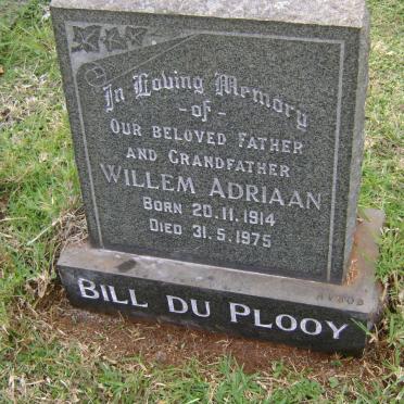 PLOOY Willem Adriaan, du 1914-1975