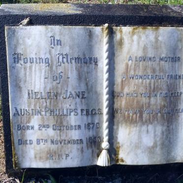 PHILLIPS Helen Jane, AUSTIN 1876-1956