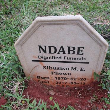 PHEWA Sibusiso M.E. 1979-2017