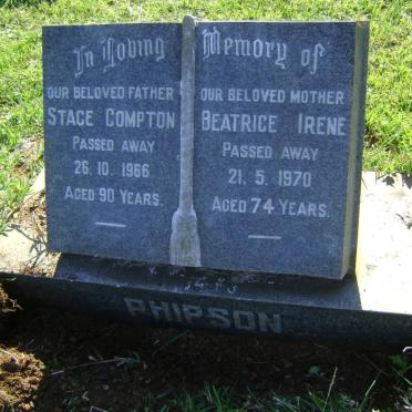 PHIPSON Stace Compton -1966 &amp; Beatrice Irene -1970