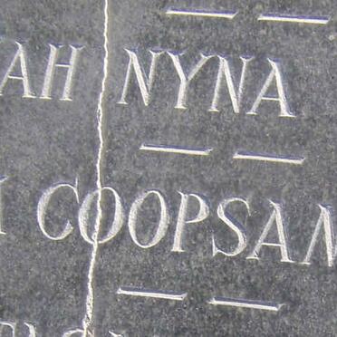 ? Moorgiah Nyna 1932-1955 :: ? Ruthman Coopsamy 1929-1955