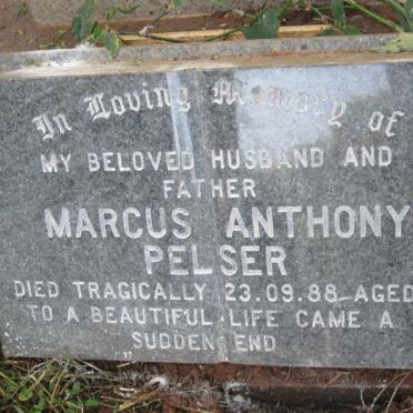 PELSER Marcus Anthony -1988