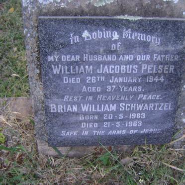 PELSER William Jacobus -1944 :: SCHWARTZEL Brian William 1963-1963