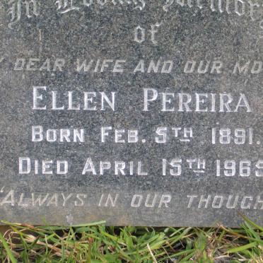 PEREIRA Ellen 1891-1965