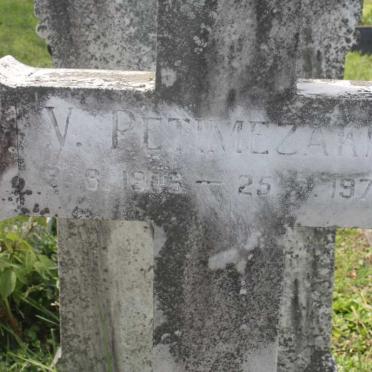 PETIMEZAKIS V. 1905-1977