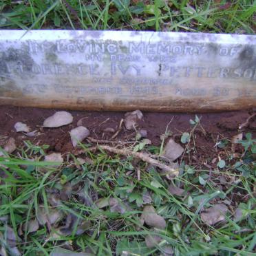 PETTERSON Florence Ivy nee GOODWILL -1945