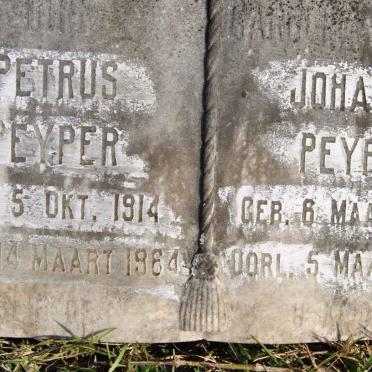 PEYPER Petrus 1914-1964 &amp; Johanna 1922-1994