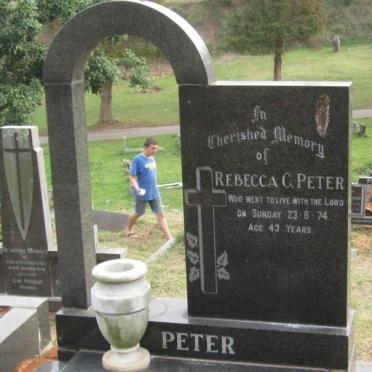 PETER Rebecca C. -1974