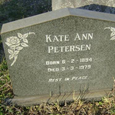 PETERSEN Kate Ann 1894-1979