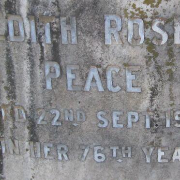 PEACE Edith Rose -1955
