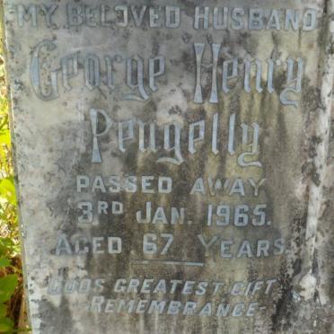 PENGELLY George Henry -1965 &amp; Jeanette Anna -1980