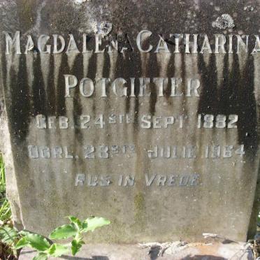 POTGIETER Magdalena Catharina 1882-1964