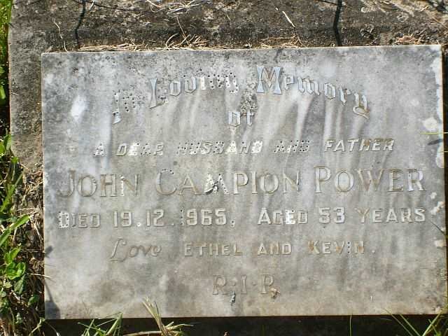 POWER John Campion 1912-1965