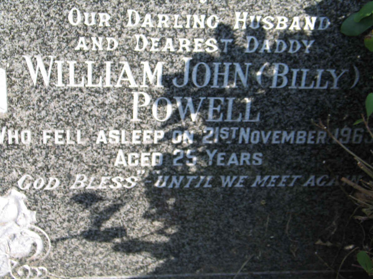 POWELL William John -1963