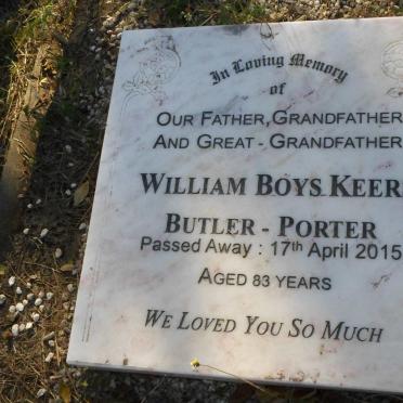 PORTER Willam Boys Keers, BUTLER -2015